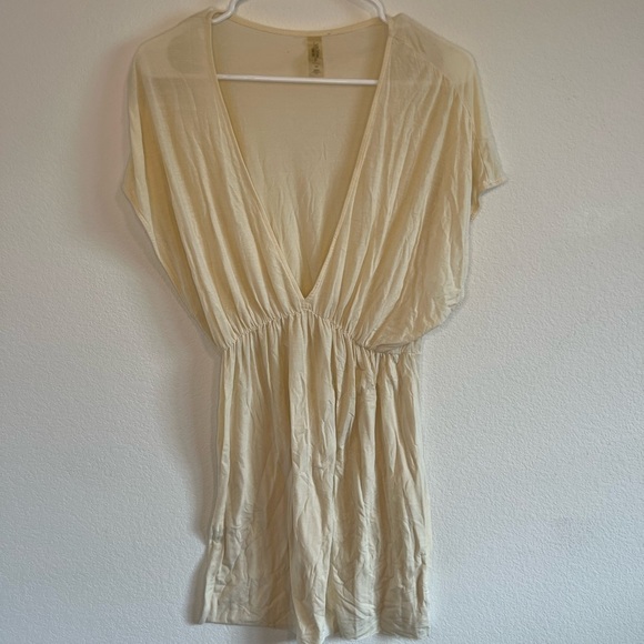 VICTORIAS Secret Women’s Cream Cover Up Size XS - Picture 1 of 8